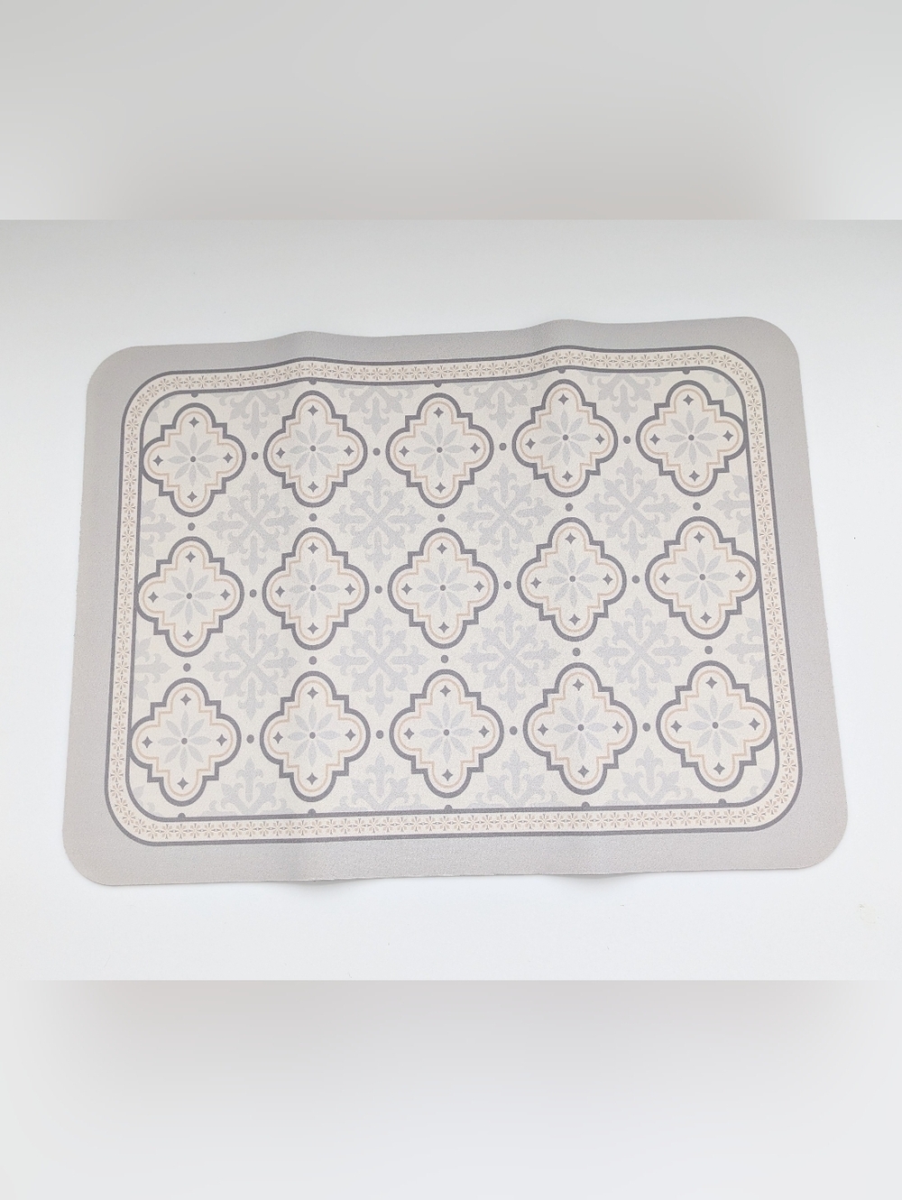 NWT Best Dish Drying Mat Ever - Soft Neutral Colors